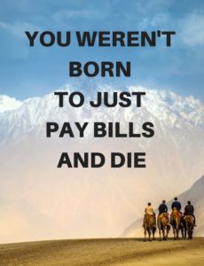 Don't Pay Bills and Die